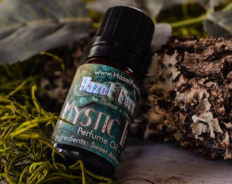 Mystic Thicket Perfume Oil – Woodsy Tobacco, Sandalwood, Vegan Formula