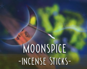 Moonspice Incense Sticks – Cozy Cinnamon, Clove, Nutmeg Aroma