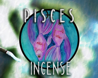 Pisces -WATER SIGN Incense Sticks - Sea Moss - Ocean Incense - Rain Incense