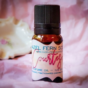 COURTESAN Perfume Oil - Vanilla Sugar Perfume Oil - Vanilla Perfume Oil - Vanilla Musk Perfume - Dropper Bottle