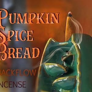 Pumpkin Spice Backflow Incense - Self Care - Incense Cones - Back Flow Cones - Pumpkin Spiced Bread - Autumn Incense - Fall Incense