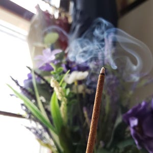 Winter Woodland Incense Sticks – Pine & Cinnamon, Hand Dipped image 6