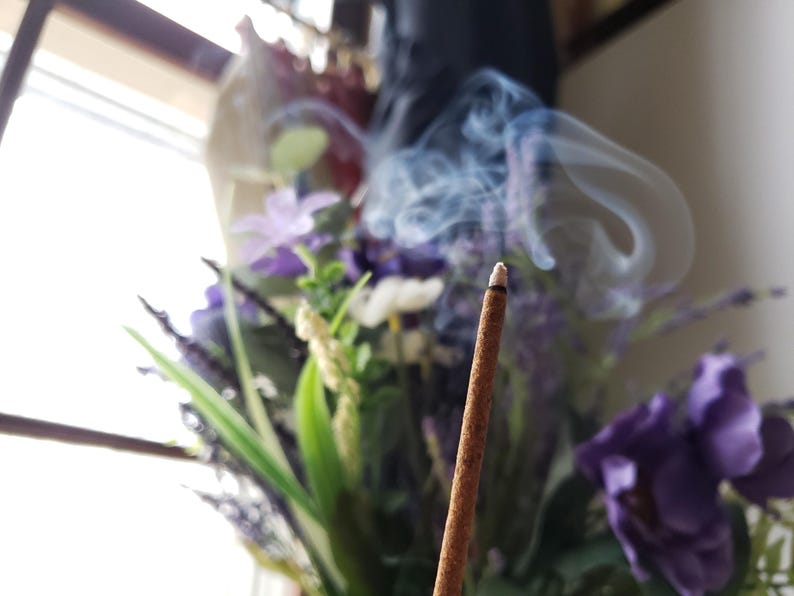 Winter Woodland Incense Sticks – Pine & Cinnamon, Hand Dipped image 6