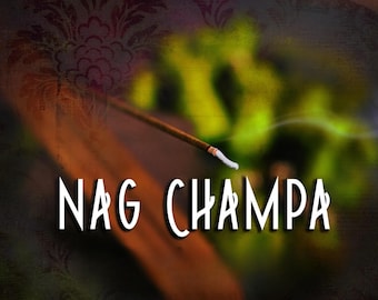 Nag Champa Incense: Meditation and Yoga Aroma (Zip Close Pack)