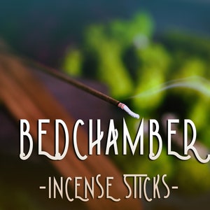 BEDCHAMBER Incense - Handmade Incense Sticks - Earthy Incense - Masculine Incense - Vetiver Incense - 20 Fragranced Incense Sticks