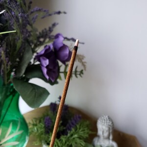 Winter Woodland Incense Sticks – Pine & Cinnamon, Hand Dipped image 8