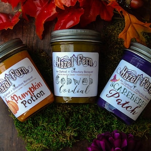 Halloween Candle Set - Homemade Candles - Aesthetic Candles - Soy Candle Gift Set - Pumpkin Candle - Fall Candle - Autumn Candle