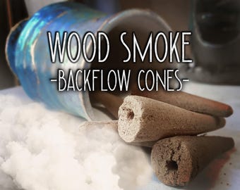 Wood Smoke Backflow Incense Cones: Bonfire Fragrance