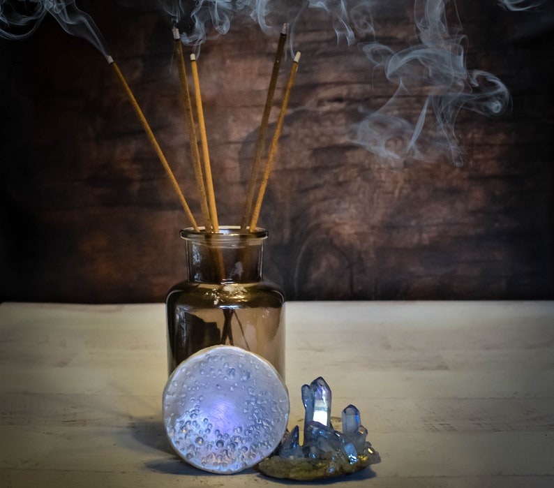 MOON PHASE Incense Set Incense Sticks Full Moon Incense Etsy