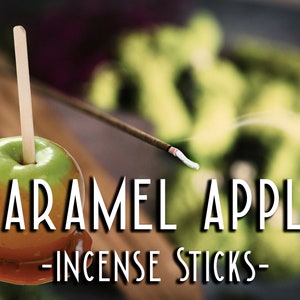 CARAMEL APPLE Incense Sticks - Autumn Incense - Halloween Incense