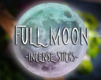 Vanilla Incense Sticks - Hand Dipped Incense - FULL MOON Incense - Twenty Incense Sticks - Scented Incense - Meditation Incense