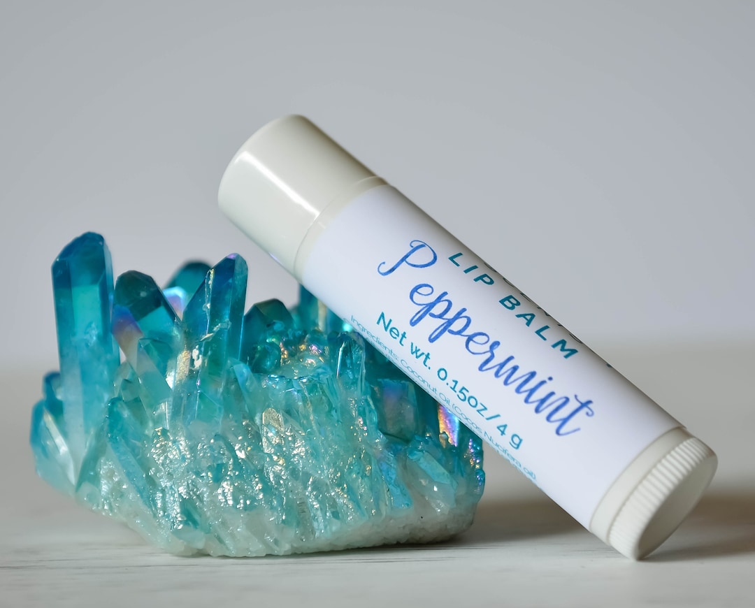 Peppermint Lip Balm Natural Mint Lip Balm Natural Lip Balm All Natural