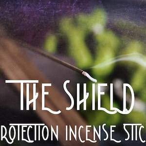 Protection Incense Sticks - THE SHIELD - Palo Santo - Cedar Incense - Anxiety Relief - Self Care Gift - Spicy Incense - Stick Incense