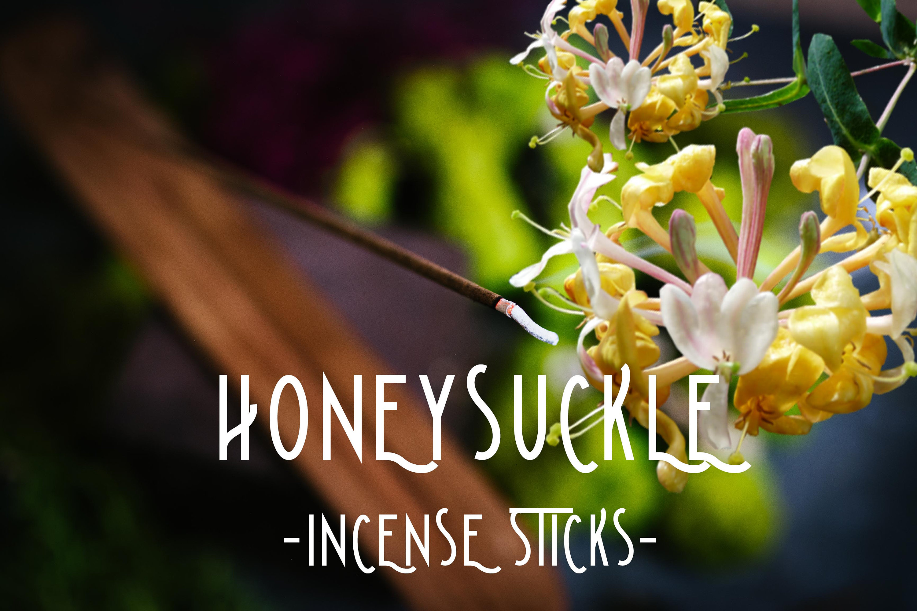 Honeysuckle Incense Incense Sticks Flower Scents Stress Etsy