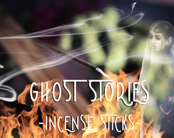 GHOST STORIES Incense Sticks - Halloween Incense - Bonfire Scent - Samhain Altar - Brown Sugar Incense - Autumn Leaves - Toasted Marshmallow
