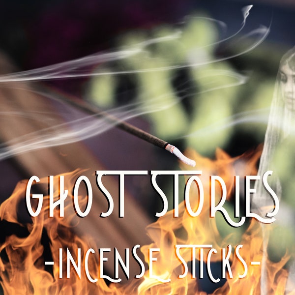 GHOST STORIES Incense Sticks - Halloween Incense - Bonfire Scent - Samhain Altar - Brown Sugar Incense - Autumn Leaves - Toasted Marshmallow