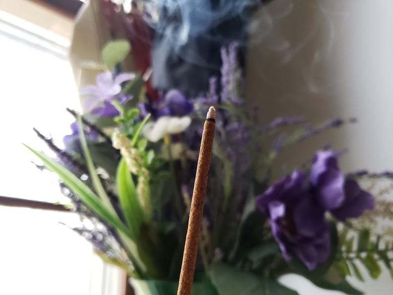 Winter Woodland Incense Sticks – Pine & Cinnamon, Hand Dipped image 7