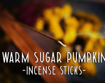 Conos de incienso: Fragancia cálida de calabaza azucarada (caramelo, vainilla, especias)