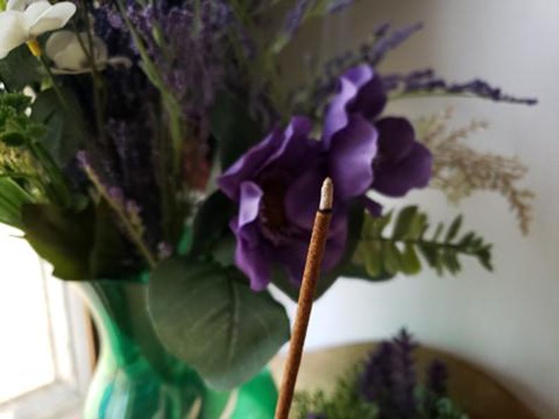 Winter Woodland Incense Sticks – Pine & Cinnamon, Hand Dipped image 9