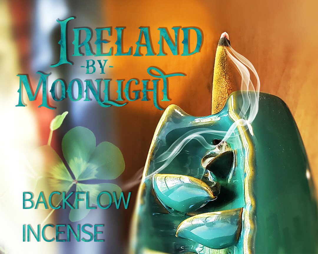 Irish Moss Backflow Incense IRELAND BY MOONLIGHT Celtic Meditation