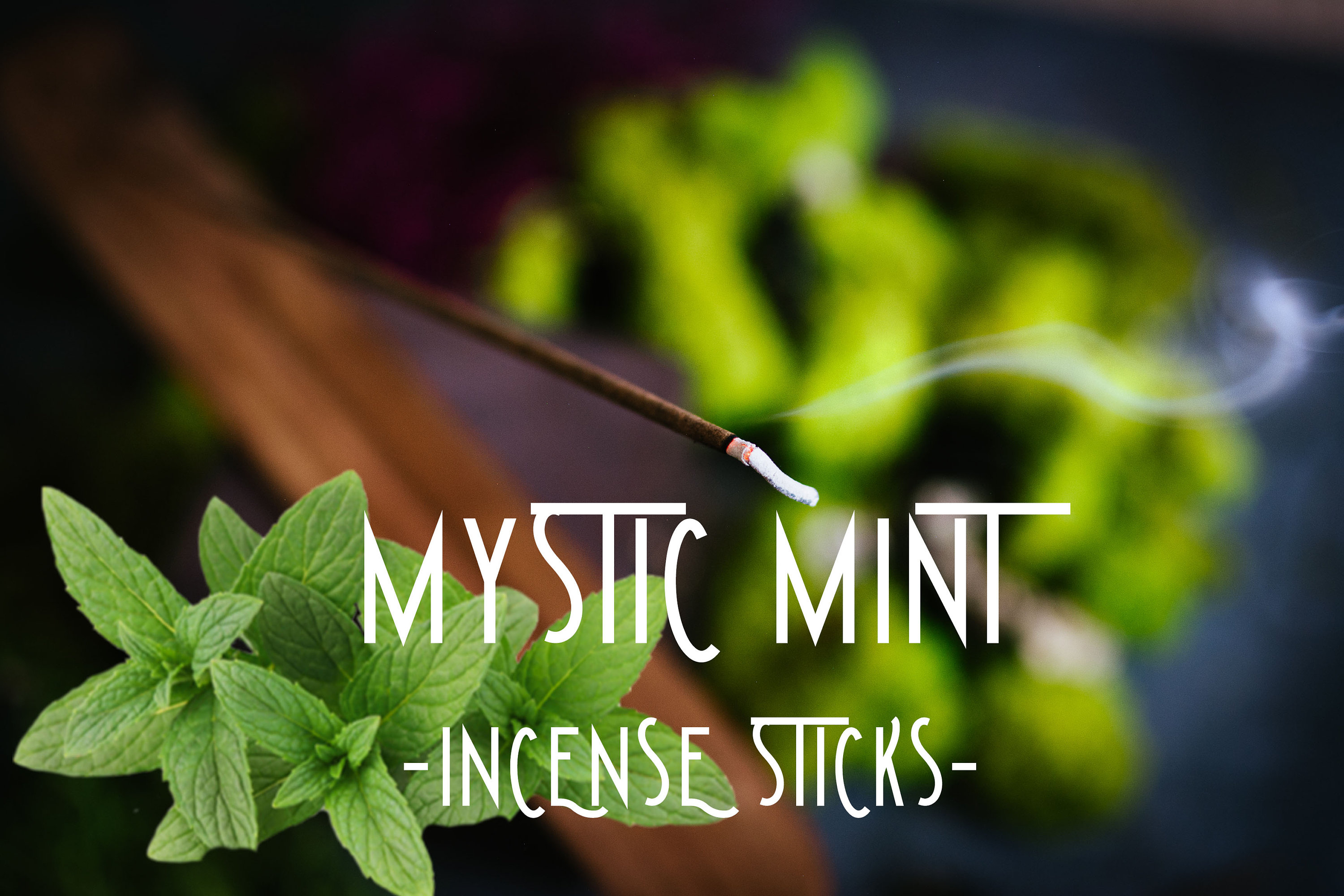 MINT Incense - Incense Sticks - Peppermint Incense Sticks - Spearmint Scent - Mindfulness Gifts - Altar Incense - Mystic Mint Incense
