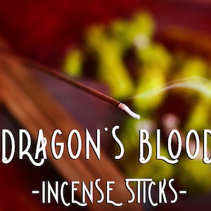 DRAGONS BLOOD Incense Sticks - Incense Sticks - Dragons Blood Scent - Scented Incense Sticks - Ritual Incense - Stick Incense