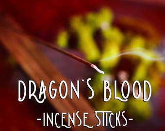 DRAGONS BLOOD Incense Sticks - Incense Sticks - Dragons Blood Scent - Scented Incense Sticks - Ritual Incense - Stick Incense