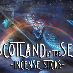 SCOTLAND By The SEA Incense - Handmade Incense Sticks - Ocean Incense - Sea Incense - Clean Incense - 20 Fragranced Incense Sticks
