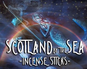 SCOTLAND By The SEA Incense - Handmade Incense Sticks - Ocean Incense - Sea Incense - Clean Incense - 20 Fragranced Incense Sticks