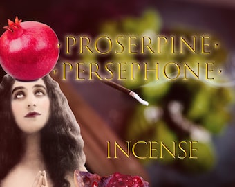 Persephone Incense Sticks - PROSERPINE - Pomegranate Incense - Fruit Incense - Floral Fragrances for Spring - Roman Mythology - Greek Myth