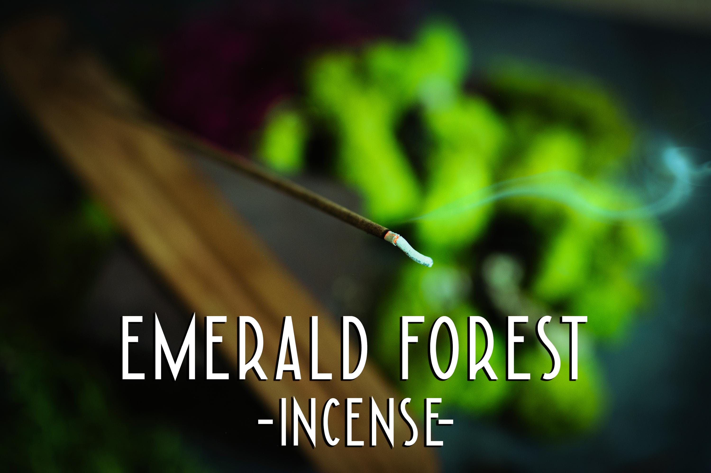 Emerald Forest - Incense For Meditation Sticks Handmade Mindfulness Gift Self Care Rosewood Housewarming