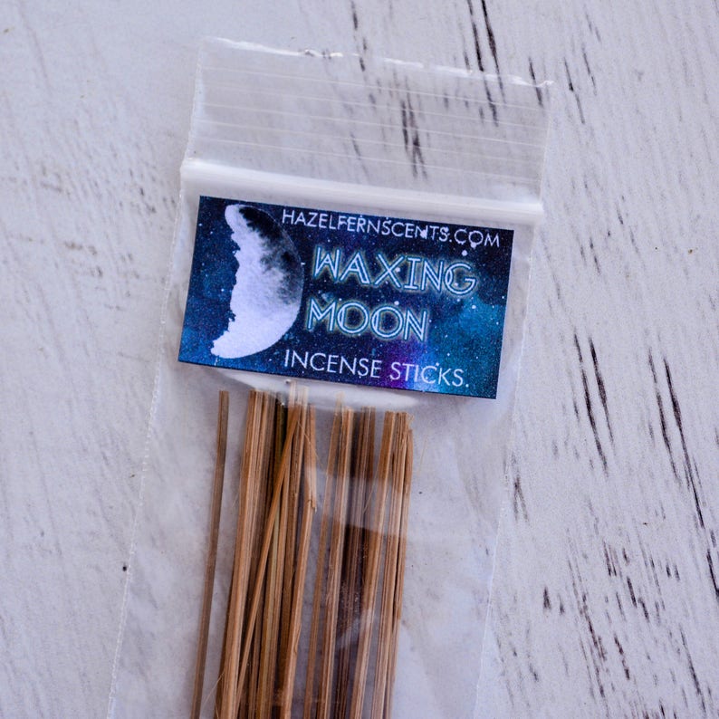 MOON PHASE Incense Set Incense Sticks Full Moon Incense Etsy