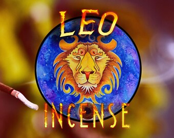 Leo Zodiac Incense Cones (Fire Sign, Spiced Orange & Honey Aroma)