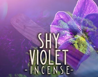 SHY VIOLET Incense - Hand Dipped with Love