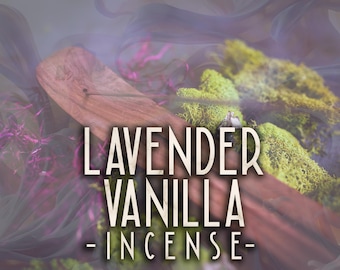 Conos de incienso: Aroma a lavanda y vainilla - Relajante y calmante
