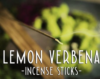 Lemon Verbena Incense: Fresh Citrus Scent - Long Lasting Relaxation