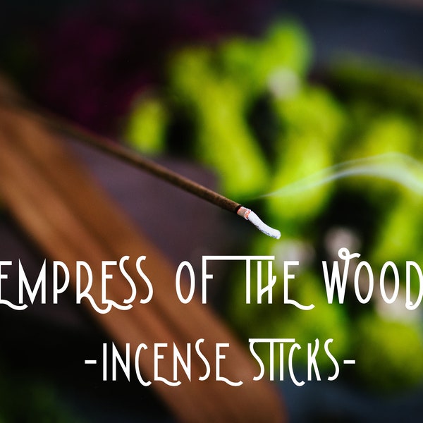 EMPRESS of the WOODS Incense - Stick Incense - Vanilla Incense - Sandalwood Incense - Handmade Incense - Hand Rolled Incense Sticks