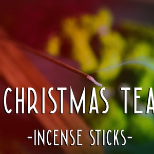 CHRISTMAS TEA Incense Sticks - Cinnamon Incense - Holiday Gifts - Hostess Gifts - Mother in Law Present - Clove Incense - Seasonal Scents