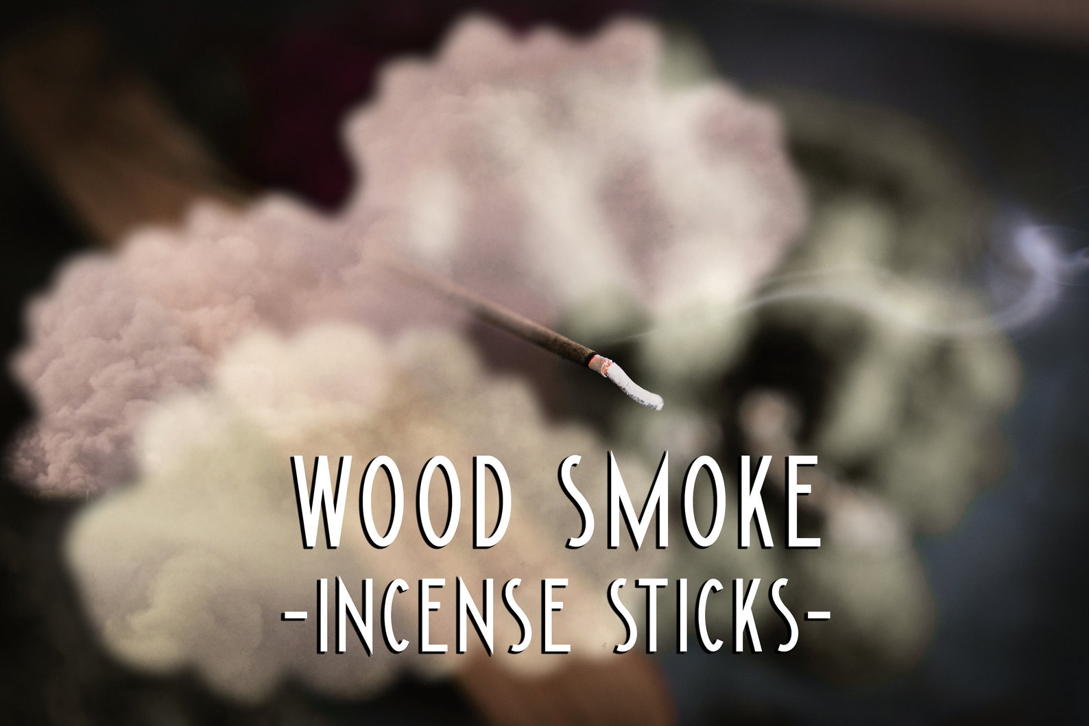 WOOD SMOKE Incense Sticks Fireplace Scent Burning Wood Etsy