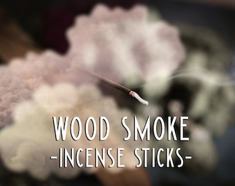 WOOD SMOKE Incense Sticks - Fireplace Scent - Burning Wood - Ritual Incense - Nostalgic Scents