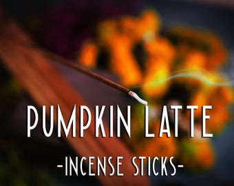 Incienso Pumpkin Latte: Aroma acogedor a especias y café otoñales (larga duración)