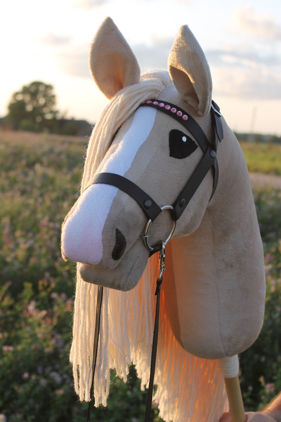 Hobby Horse With Bridle A3 Palomino MEDIEVAL - Etsy