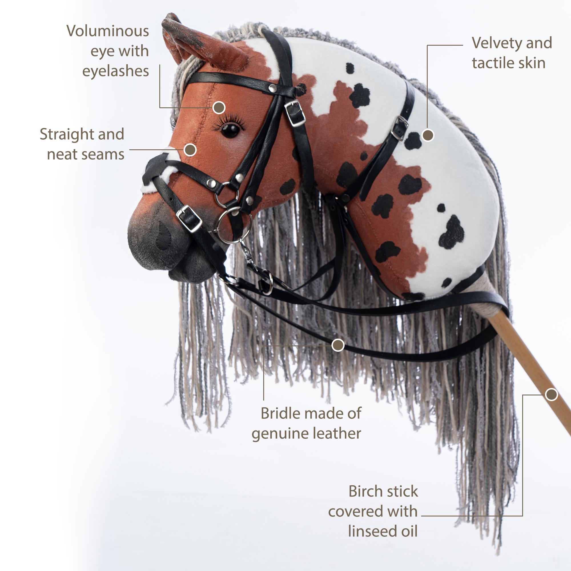 Hobbyhorse A3 With Bridle and Reins I Top Quality Hobby