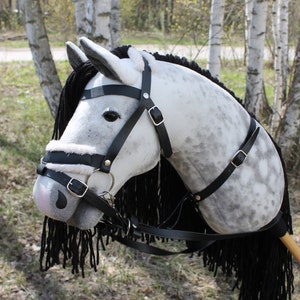 Hobby horse A3 top quality SPRING with bridle and reins stickhorse steckenpferd