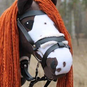 Hobby horse A3 MAGIC FIRE with bridle and reins steckenpferd hobbyhorse käpphäst keppihevonen