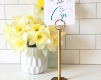 Table Number Holders Etsy