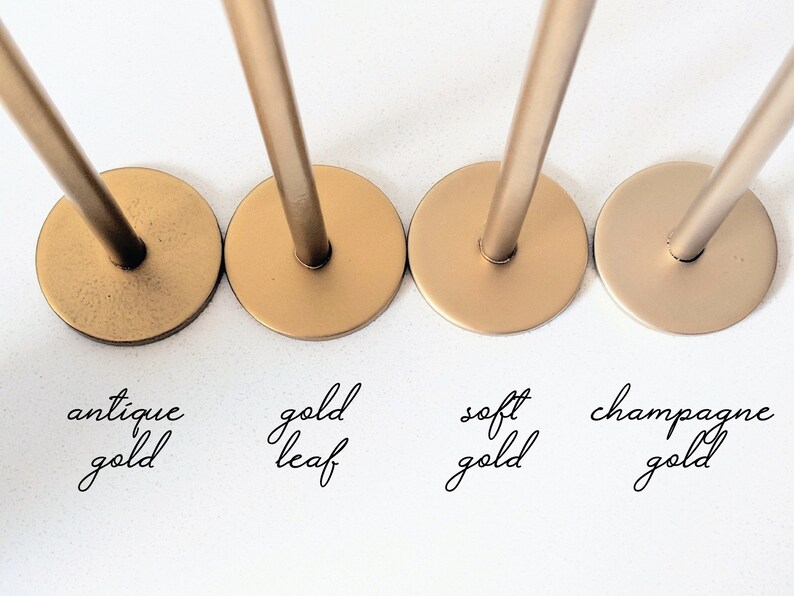 Soft Gold Table Number Holders Gold Menu Holders Gold Etsy