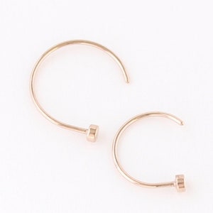 Rose Gold Nose Ring, Rose Gold Hoop, Rose Gold Piercings, Nose Jewelry, Body Kandie, Nose Piercing, Nose Ring, Nose Hoops, 22g 20g 18g