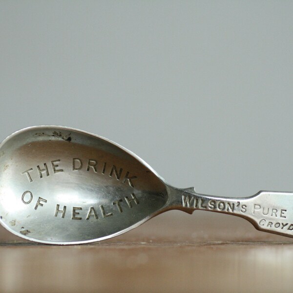 Rare Vintage Spoon - The Drink of Health Wilsons Pure Tea Croydon