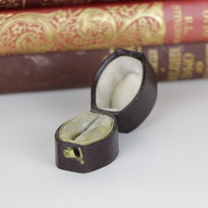 Antique Ring Box Rare Engagement or Wedding Ring Box
